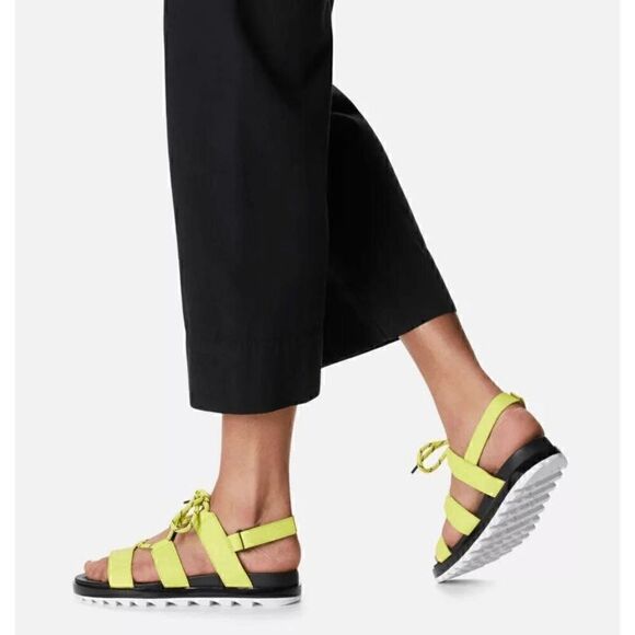 Women’s SOREL Roaming Lace Walkable Lace-Up Leather Sandals SIZE 7 NEW WITH BOX - Picture 9 of 16